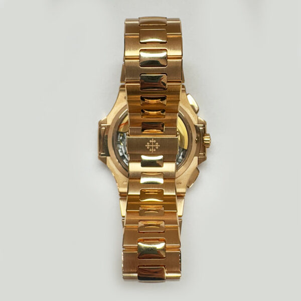 Patek Philippe Nautilus Chronograph Rose Gold Black Dial 5980/1R-001
