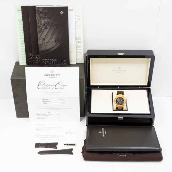 Patek Philippe Nautilus Stainless Steel Black Dial 5712R-001 Bracelet