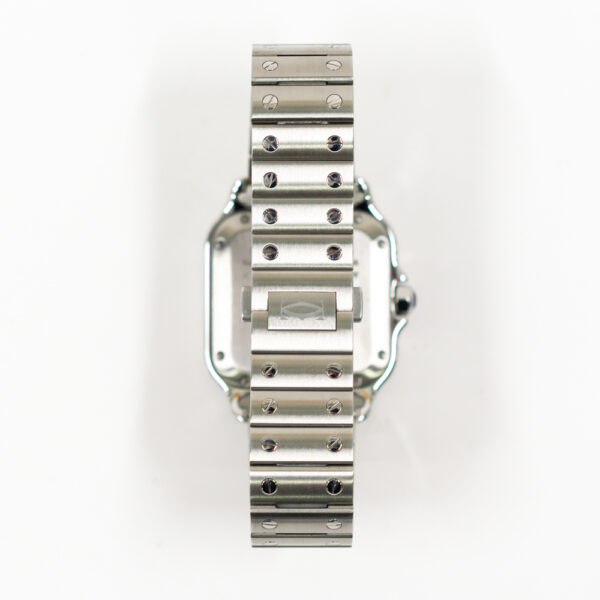 Cartier Santos De Cartier Steel White Roman Dial WSSA0010 Bracelet