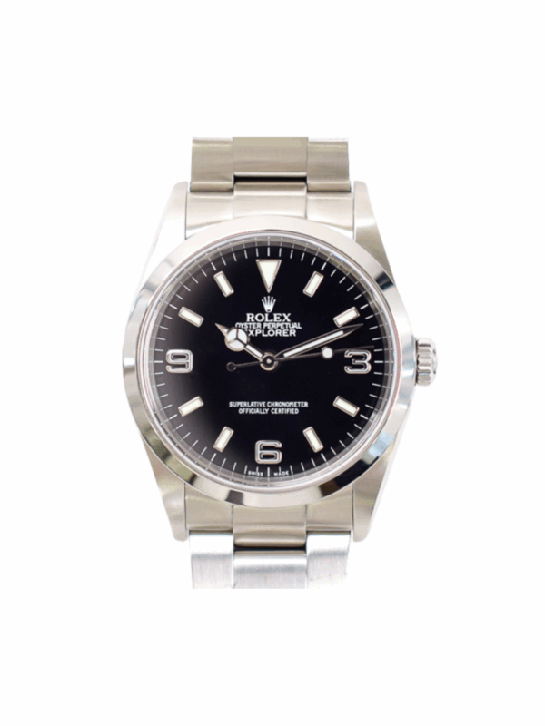Rolex Explorer Stainless Steel Black Arabic Dial 114270