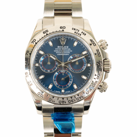 Rolex Daytona Stainless Steel Blue Dial 116509 Bracelet