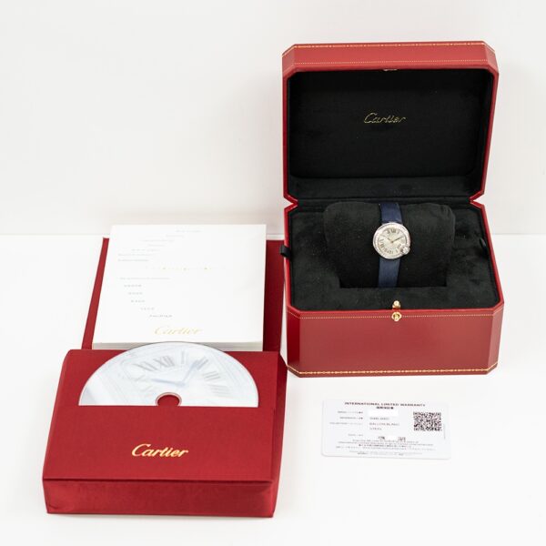 Cartier Ballon Blanc De Cartier Silver Roman Dial W4BL0002 Bracelet