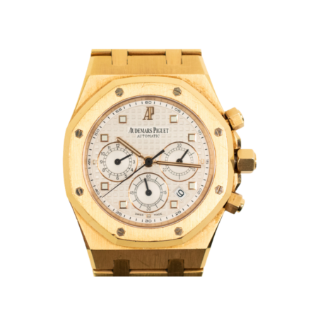 Audemars Piguet Royal Oak Chronograph Rose Gold White Dial 25960OR.OO.1185OR.01