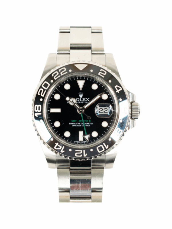 Rolex GMT-Master II Steel Black Dial 116710LN Bracelet