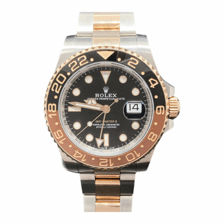 Rolex GMT-Master II Steel Rose Gold Root Beer Dial 126711CHNR Bracelet