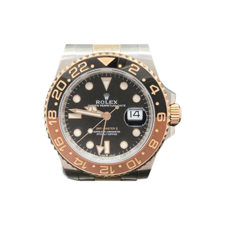 Rolex GMT-Master II Stainless Steel and Rose Gold "Root Beer" Dial 126711CHNR