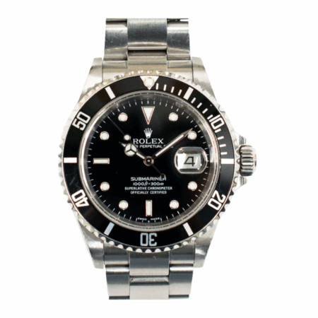 Rolex Submariner Date Stainless Steel Black Dial 16610