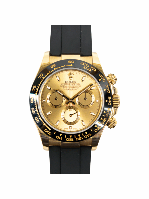 Rolex Daytona Yellow Gold Champagne Dial 116518LN Bracelet