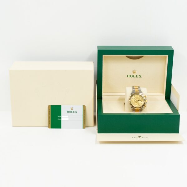 Rolex Daytona Steel and Gold Champagne Diamond Dial 116503G Bracelet