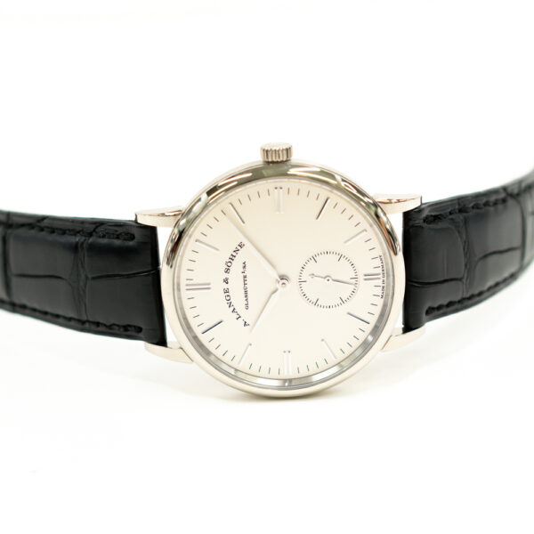A. Lange & Söhne Saxonia White Gold Silver Dial 219.026 Bracelet