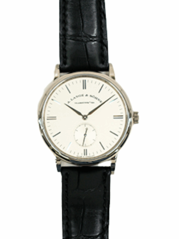 A. Lange & Söhne Saxonia White Gold Silver Dial 219.026 Bracelet