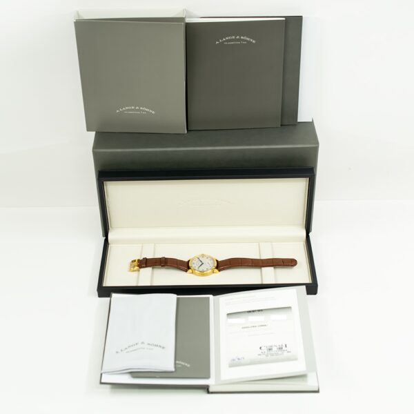 A. Lange & Söhne 1815 Yellow Gold White Arabic Dial 235.021 Bracelet