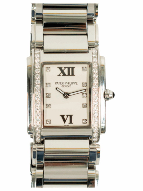 Patek Philippe Twenty~4 Steel White Diamond Dial 4910/10A-011 Bracelet