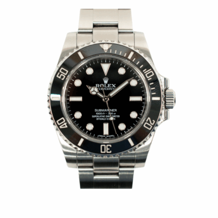 Rolex Submariner (No Date) Stainless Steel Ceramic Bezel Black Dial 114060