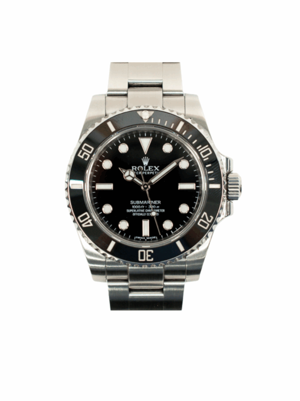 Rolex Submariner (No Date) Stainless Steel Ceramic Bezel Black Dial 114060