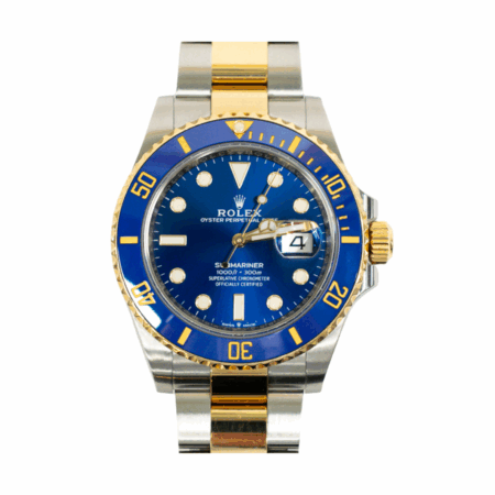 Rolex Submariner Date Yellow Gold and Steel Blue Ceramic Bezel Blue Dial 126613LB