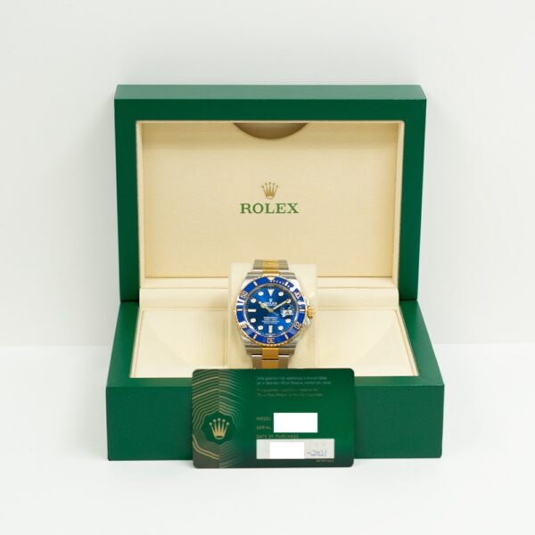 Rolex Submariner Date Yellow Gold and Steel Blue Ceramic Bezel Blue Dial 126613LB
