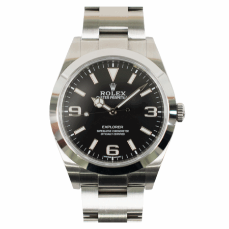 Rolex Explorer Stainless Steel Black Dial 214270