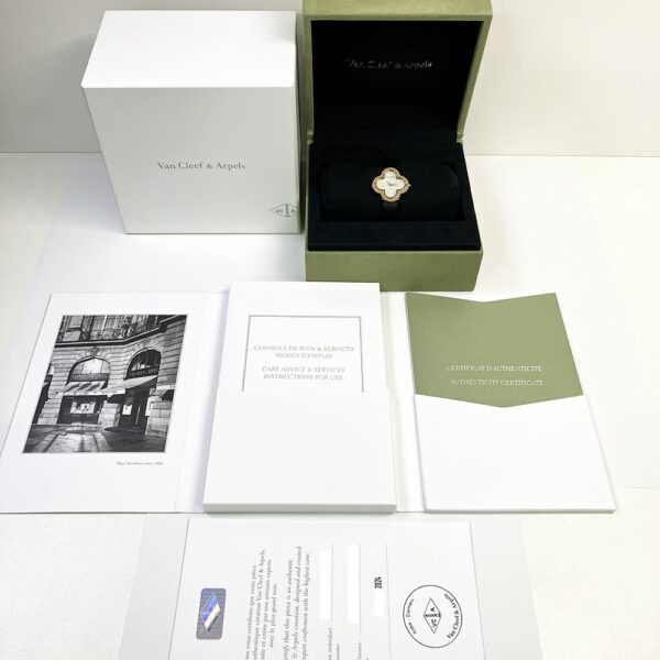 Van Cleef & Arpels Alhambra Yellow Gold Mother of Pearl Dial VCARD22000