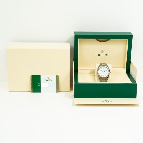 Rolex Datejust 41 Stainless Steel White Stick Dial 126300