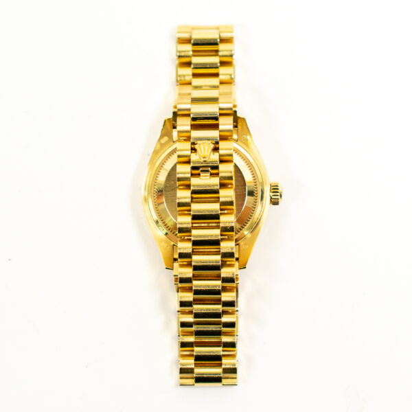 Rolex Lady-Datejust Yellow Gold Diamond Bezel Champagne Diamond Dial 279138RBR