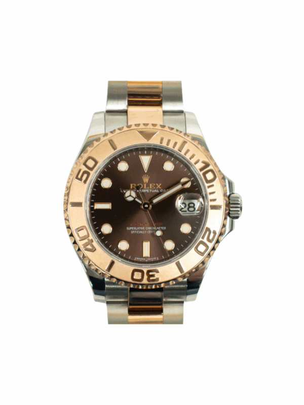 Rolex Yacht-Master 37 Rose Gold and Steel "Chocolate" Dial 268621
