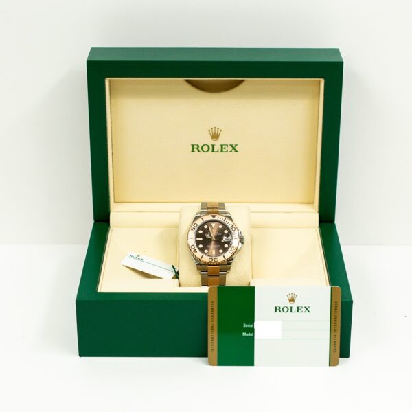 Rolex Yacht-Master 37 Rose Gold and Steel "Chocolate" Dial 268621