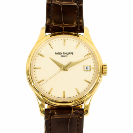 Patek Philippe Calatrava Yellow Gold White Dial 5227J-001 Bracelet