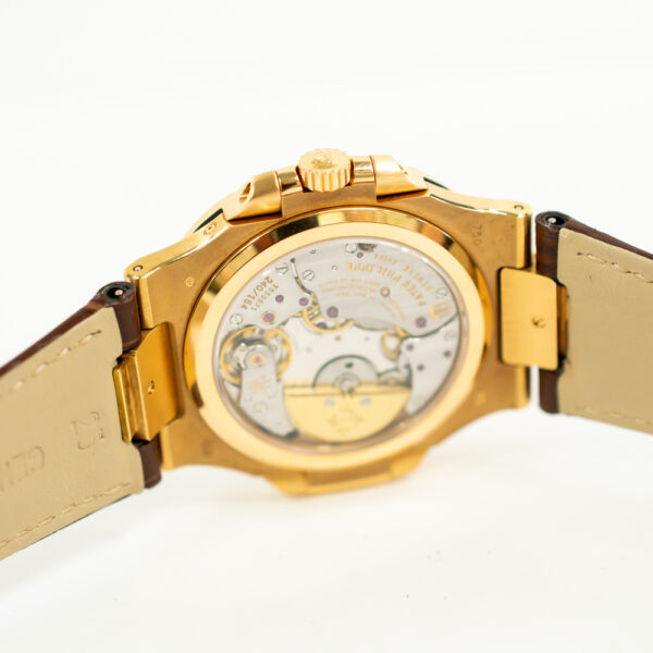 Patek Philippe Nautilus 40mm Rose Gold Black Dial 5712R-001 Bracelet