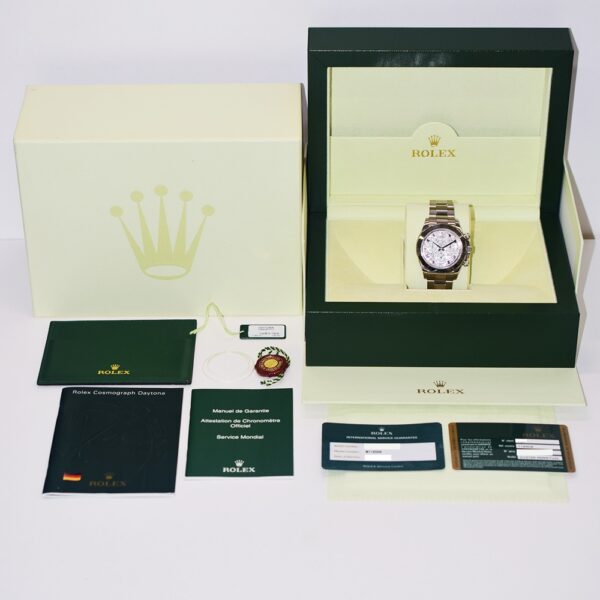 Rolex Daytona White Gold Pave Diamond Dial 116509 Bracelet