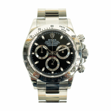 Rolex Daytona Stainless Steel Black Dial 116520