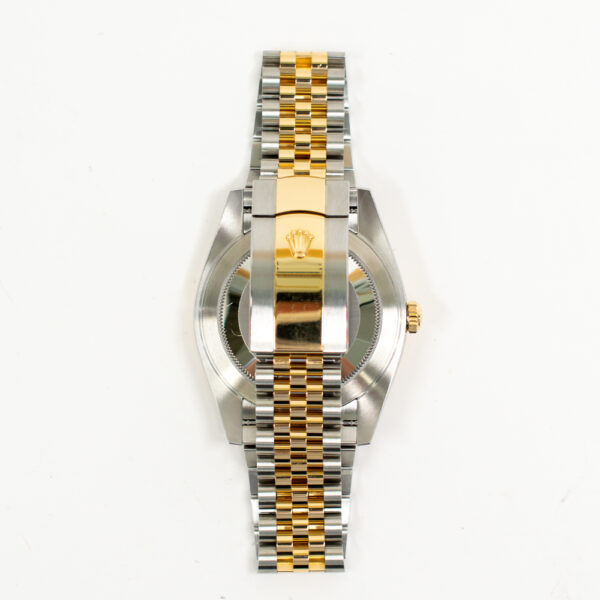 Rolex Datejust 41 Gold Steel Wimbledon Roman Dial 126333 Bracelet