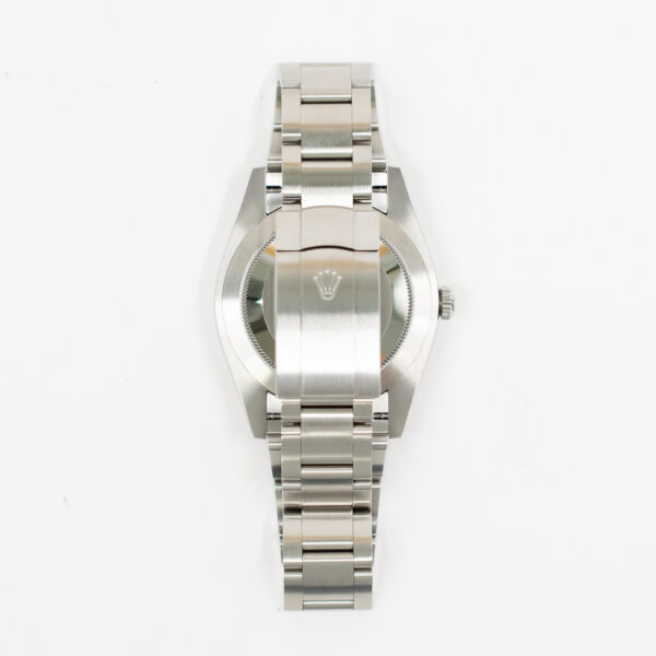 Rolex Oyster Perpetual 41 Stainless Steel Green Stick Dial 124300