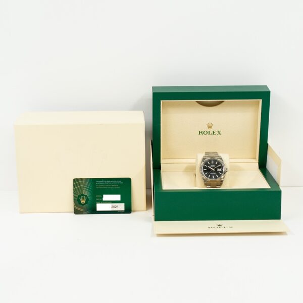 Rolex Datejust 41 White Gold and Steel Black Stick Dial 126334