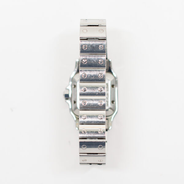 Cartier Santos Galbée 24mm Steel Silver Roman Dial W20054D6 Bracelet