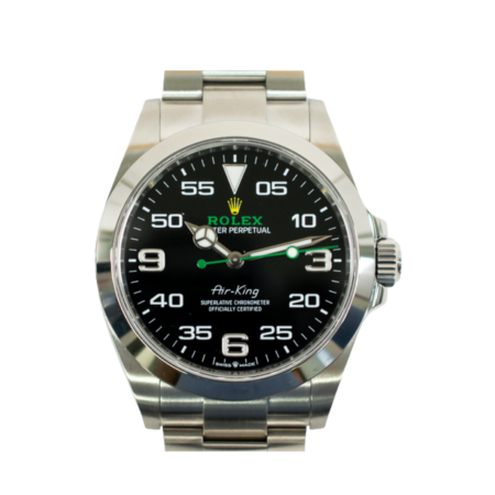 Rolex Air-King 40mm Stainless Steel Black Arabic Dial 126900