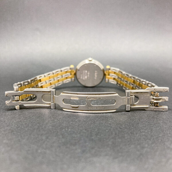 Cartier Panthère Steel Yellow Gold White Roman Dial W25030B6 Bracelet