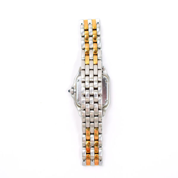 Cartier Panthère Steel Yellow Gold White Roman Dial W25029B6 Bracelet