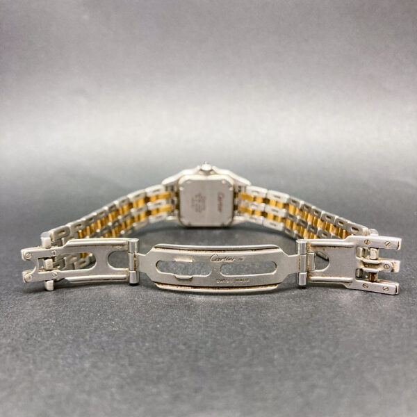 Cartier Panthère Steel Yellow Gold White Roman Dial W25029B6 Bracelet
