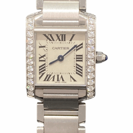 Cartier Tank Française Steel Silver Roman Dial W4TA0008 Bracelet
