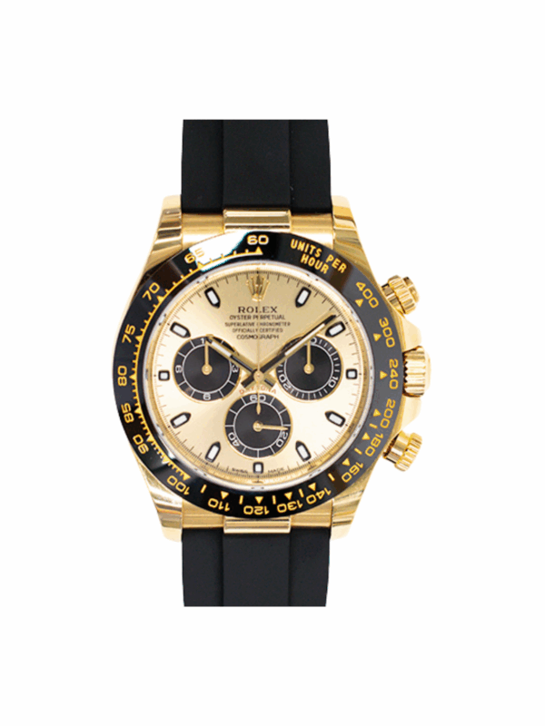 Rolex Daytona Yellow Gold Champagne "Pickachu" Dial 116518LN