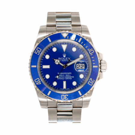 Rolex Submariner Date White Gold "Smurf" Dial 116619LB