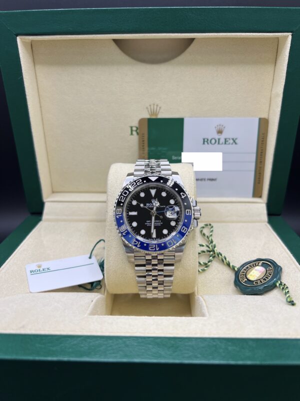 Rolex GMT-Master II "Batgirl" Stainless Steel Black Dial 126710BLNR