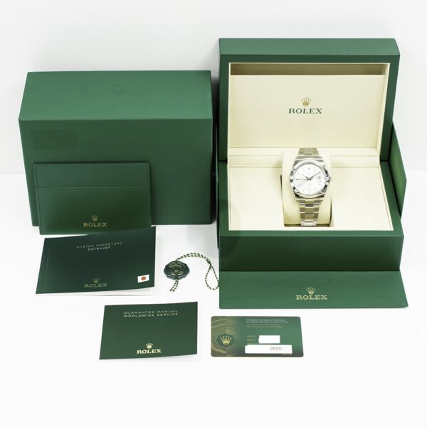 Rolex Datejust 41 Stainless Steel Silver Stick Dial 126300