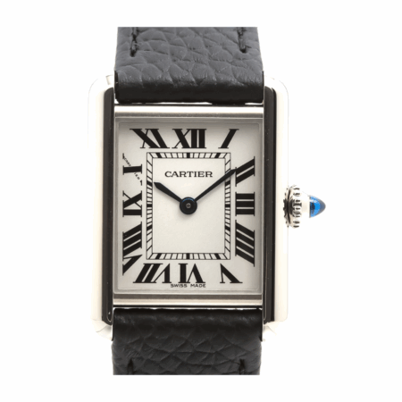 Cartier Tank Must SolarBeats Stainless Steel Silver Roman Dial WSTA0089