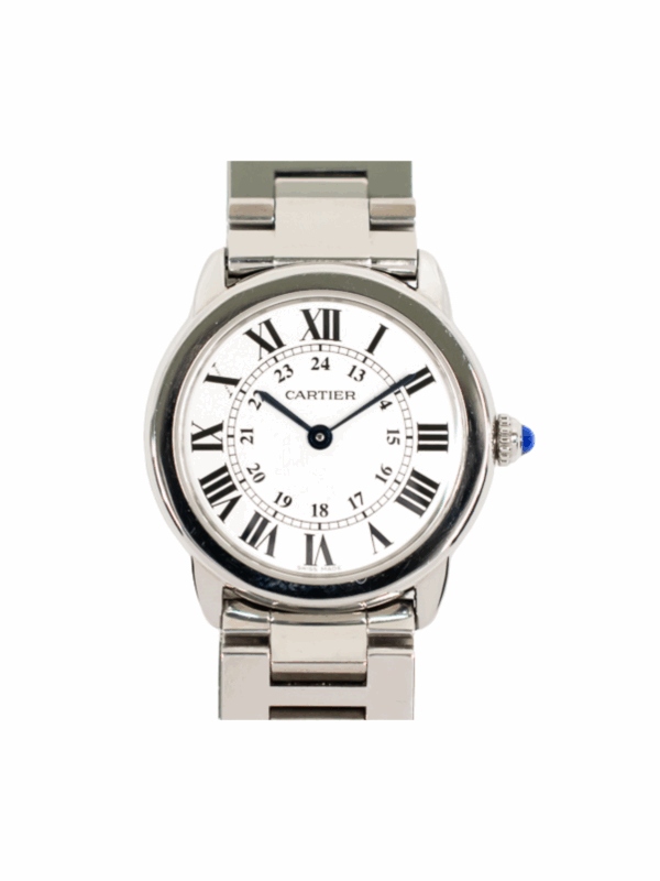Cartier Ronde Solo Stainless Steel Silver Roman Dial W6701004