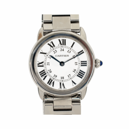 Cartier Ronde Solo Stainless Steel Silver Roman Dial W6701004
