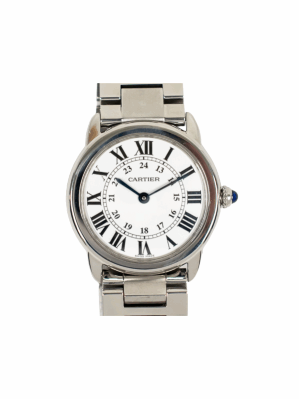 Cartier Ronde Solo Stainless Steel Silver Roman Dial W6701004