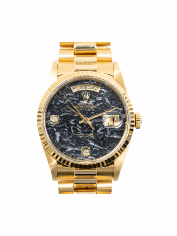 Rolex Day-Date 36 Yellow Gold Ammonite Dial 18238 2BR