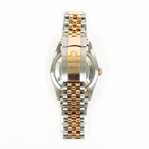 The Rolex Datejust 36 Steel and Rose Gold Silver Fluted Diamond 126231G